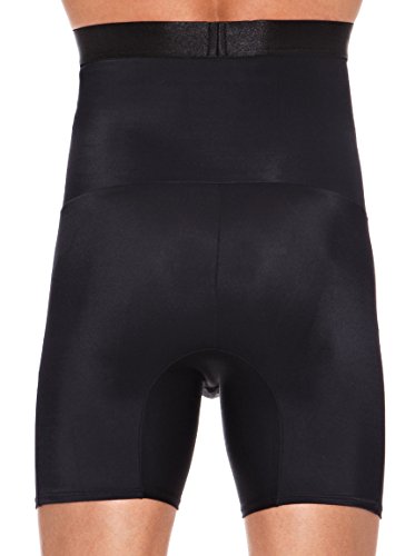 Leo Slimming Mens Underwear Girdle Compression - Body Shaper Shorts For Men Black #TOP1