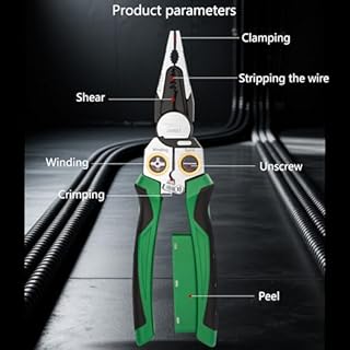 Elettricista Professionista Spelafili E Pinza Da Taglio Con Ergonomico Per Taglio Sicuro Pulito Industriale Facile Da Usare Elettricista Professionale Strumento Spelafili