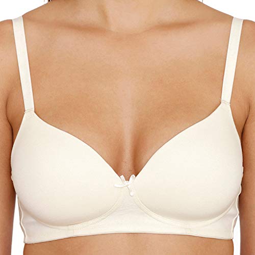 Image of Zivame Padded Non Wired 3 /4th Coverage T-Shirt Bra-Whisper White