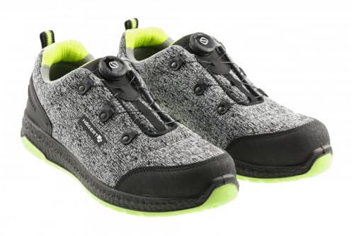 Högert KEMNITZ Zapatos de seguridad S1PS SR FO Zapatos de trabajo Zapatos, verde y gris, 43 EU