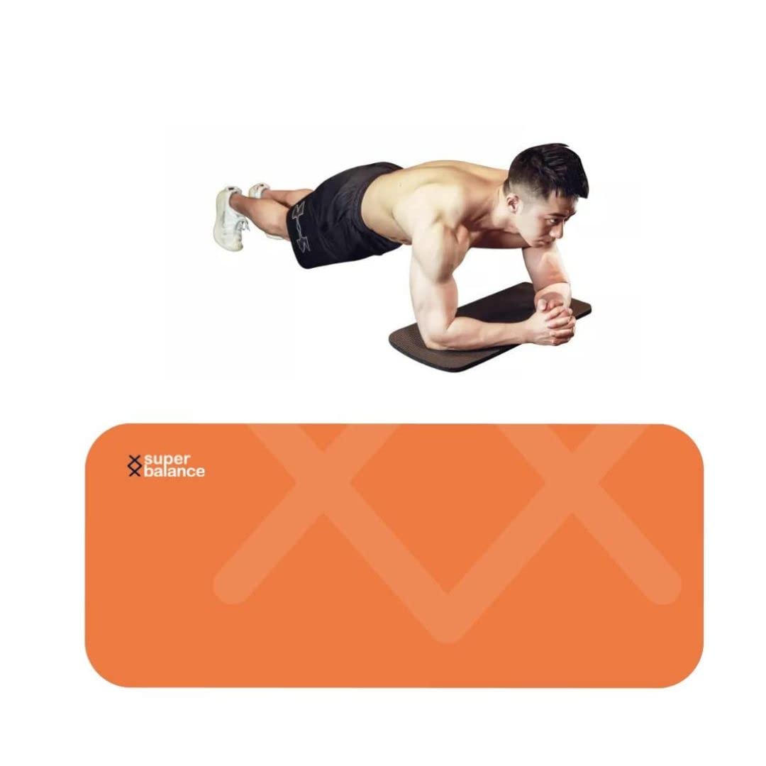 Super Balance Flow Cushioned Mat | | Lightweight | Thick | Soft Cushioned | Extra Support for Knee, Hands, Wrists & Elbows | Yoga Mat | Stable movement | Yoga Pad | 20mm | Orange (B0B8HXJBN5) Amazon Price History, Amazon Price Tracker
