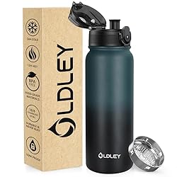 OLDLEY 600ml/20oz Stainless Steel Water Bottle
