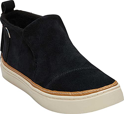 TOMS Paxton Water-Resistant Slip-Ons Black Suede 6.5 B (M)
