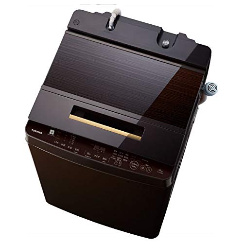 東芝 TOSHIBA 全自動洗濯機 10.0kg ZABOON グレインブラウン AW-10SD8 