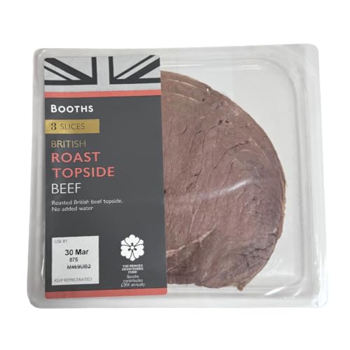 Booths British Roast Topside Beef 3 Slices