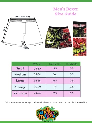 Marvel 17MV247MBXYT The Incredible Hulk Smash Brick Comic Style Men'S Boxer Lounge Shorts thumb #1