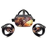 MightySkins Carbon Fiber Skin for Oculus Quest - Bald Eagle | Protective, Durable Textured Carbon Fiber Finish | Easy to Apply, Remove, and Change Styles | Made in The USA (CF-OCQU-Bald Eagle)