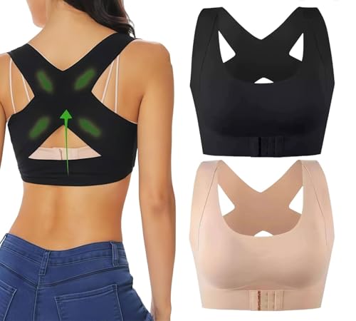 Soutien-gorge correcteur de posture pour femme Vowtrlleoy avec boucle avant