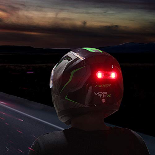 Trailstrike Led Motorcycle Bike Bicycle Red Rear Helmet Light Lamp For Night Riding Safety Warning Tail Lights Mode With Rechargeable Battery & Usb Cable Ts-101-A #TOP4