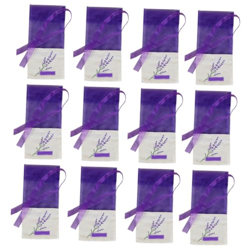Bolsas de saquillo de lavanda Toyvian 15 pcs púrpura miniatura 1
