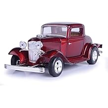 MotorMax American Classics 1932 Ford Coupe 1/24 Scale Diecast Model Car Red   