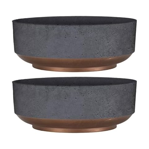The HC Companies Capri Bowl Planter (2 Pack) Cover