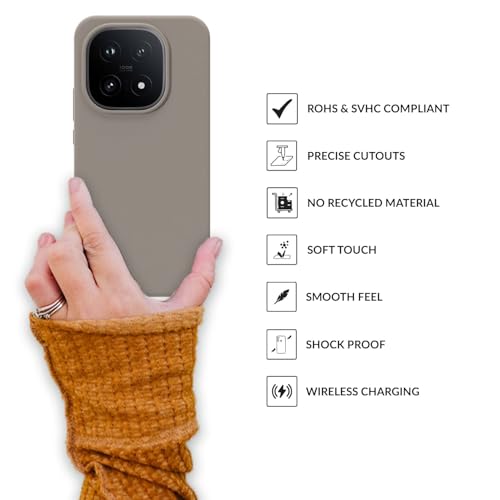 Image of SPRIG Compatible with IQOO 15 5G SilkTone Back Cover Drop Tested Shock Proof Mobile Case for Men, Women, Boys and Girls with Camera Protection (Light Brown)