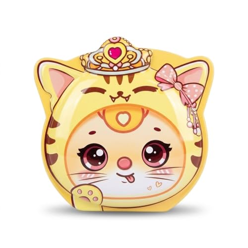 Image of Sajani Cute Cartoon Creative Portable Piggy Bank, Money Saving Box with Combination Lock, Mini Coin Bank Gifts for Boys and Girls, Best Return Gifts for Kids (Pack of 1) (Tiger - Yellow)