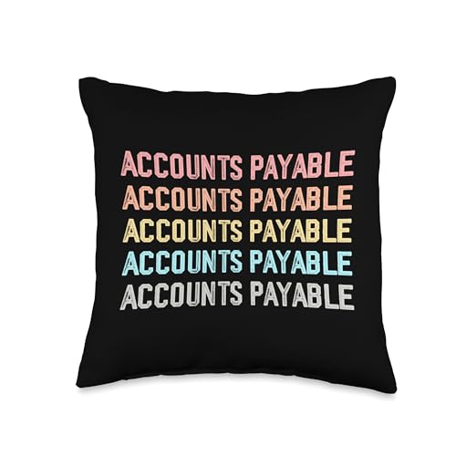 Accounts Payable Analyst Vintage Retro Accounts Payable Throw Pillow
