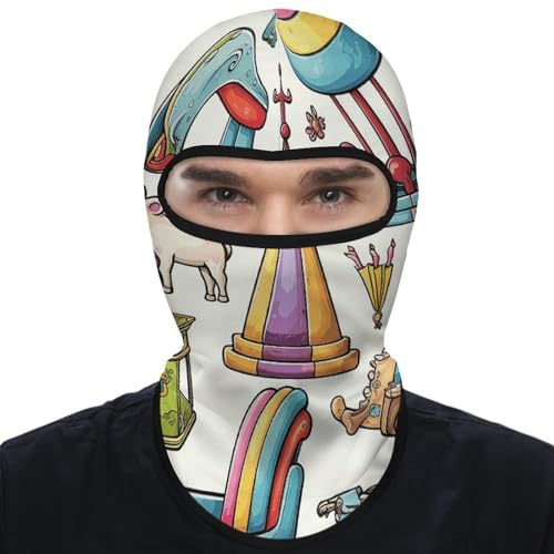 Balaclava Mask for Men Ski Mask for Women Amusement Toys Full Face Mask Face Cover for Cycling