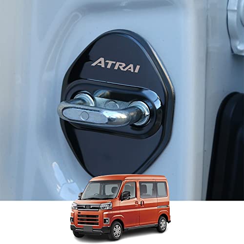 Kakash ダイハツ専用ステンレスドアロックカバー 保護バックルカバー 防錆 ラッチストップ インテリアモールディング ステンレス スチールカースタイリング プ外装カスタムパーツ アクセサリー爪キズ防止 防止防塵 取り付け簡単 車種専用設計2点セット(ブ