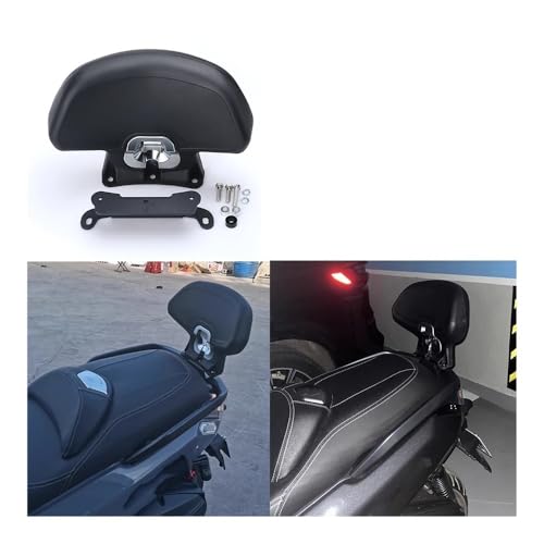Coussin de passager arrière pour moto SYM MAXSYM 400 de 2020 à 2022 noir - 2