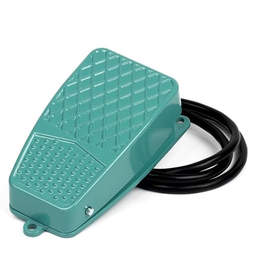 Interruptor de pedal con contacto 1NO 1NC momentáneo y carcasa de aluminio TFS-2