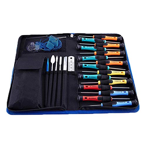 MQPALZKD Screwdriver Set 33 in 1 Precision Screw Driver Magnetic Handle Torx Hex Bits Kit Insulated Hand Tools