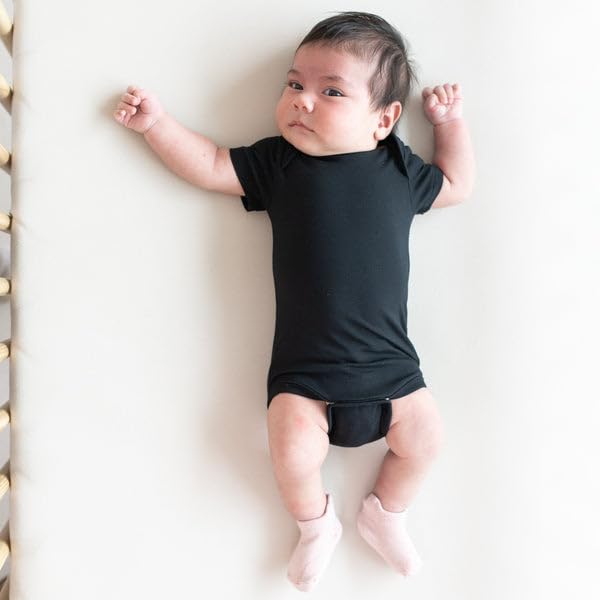 KYTE BABY Short Sleeve Unisex Baby Bodysuits, Rayon Made From Bamboo Material3