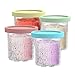 Produktbild 4 Stück Für Ninja Ice Cream Pint, Creami Deluxe Pint-Behälter passend für Ninja Creami 11-in-1 Eismaschine, Nc500 Nc501 Pints fasst 680 ml, Für Ninja BPA-Frei Creamy Deluxe (A)