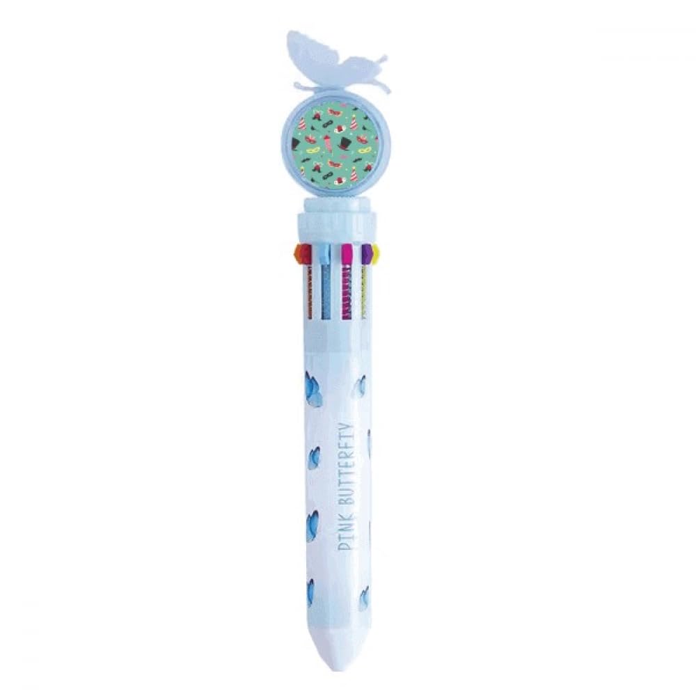 Stylo à bille rétractable multicolore Carnival, cadeau original pour amateurs de papeterie - 4