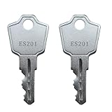 (2) KeyPower ES204 Key for ESP/HON/Cam Lock/Truck Tool Box/Timberlie Desk/Herman Miller/Meridan File Cabinet Replacement Keys