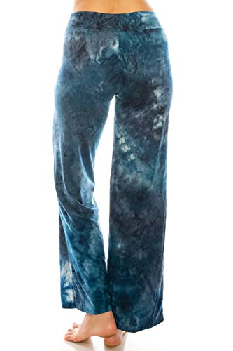Image of Leggings Depot Women's Wide Leg Drawstring Pajama Pants for Lounge, Sleep