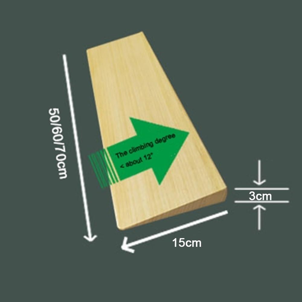 Rampes Bois Massif 1-3.5cm Hauteur Rampes De Trottoir en Bois pour Marches, Rampes De Seuil Portable Légère pour Scooter/Robot Aspirateur(Wood,70x15x3cm)