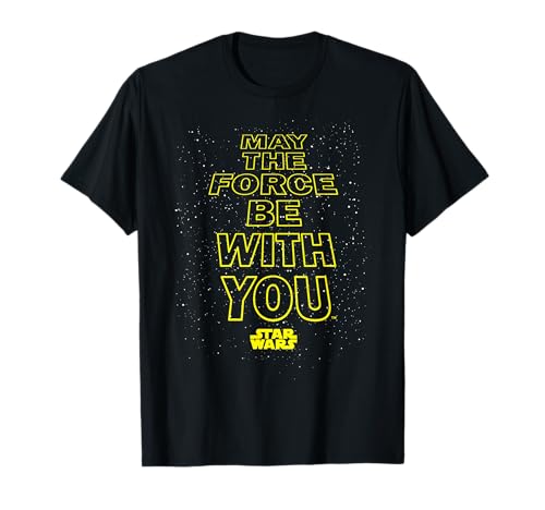Star Wars May The Force Be With You Quote T-Shirt