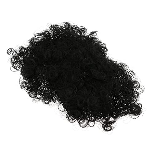 Peluca de pelo en el pecho texturizada estilo retro setentero para disfraces de hombre 4