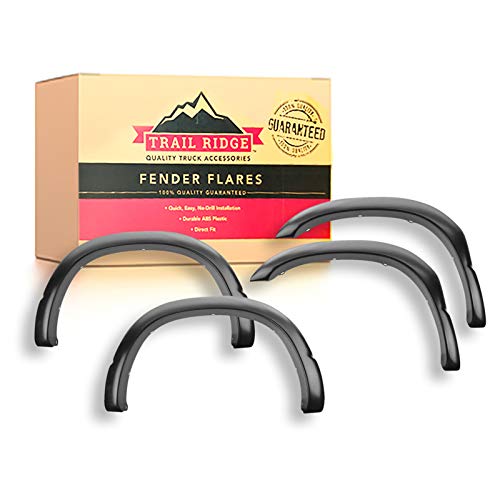 Trail Ridge Fender Flare Kit Rugged Oe Style Smooth Black For Ram Pickup Truck #TOP7
