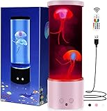 Lavalampe, elektrischer Tank, Tisch mit 17 Farbwechseleffekten, Fernbedienung, LED-Nachtlicht für Zuhause, Büro, Dekoration, Urlaub, Geburtstagsgeschenk