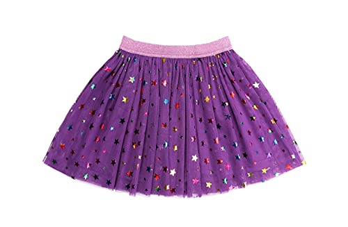 DaniChins Girl's Tutu Tulle Sparkle Skirt and Basic Cotton Leggings Set2