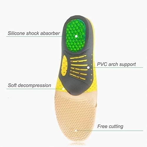 EDDGE Solette Ortopediche Plantari Piede Piatto Salute Suola Pad for Scarpe Inserto Arch Support Pad for fascite Plantare Piedi Solette for la Cura (Size : L)