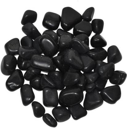 Pebble Stones 1 Kg (Black Pebbles)-image-32
