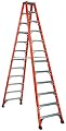 Louisville Ladder FM1412HD Step Twin Stepladder, 12-Feet