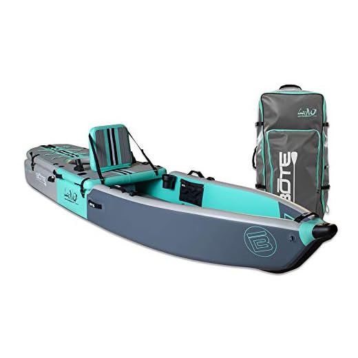 BOTE Lono Aero Inflatable Kayak & Stand Up Paddle Board | Kayak for Fishing & Recreation