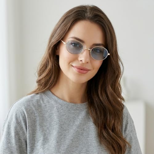 Image of Diamond Shape Cat Eye Women's Sunglasses Lightweight Frames Provide Uv Protection,Small Metal Frames Making Them Ideal For Everyday Wear.,Non-Polarized
