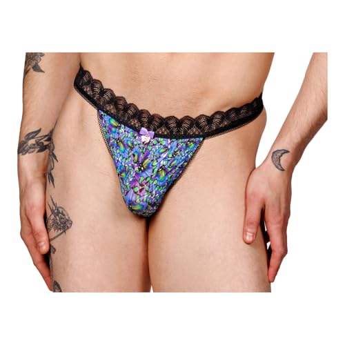 XDress Wild Side Lace Thong Panty for Men - Sexy Men's Lingerie2