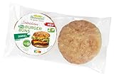 Mestemacher Bio Burger Buns vegan, mit Dinkelmehl für Hamburger, Cheeseburger, Sandwich oder als Frühstücksbrötchen, 2 Stück, 200 g