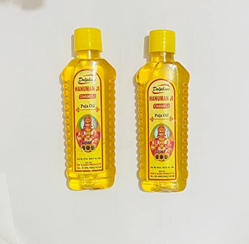 ChamChameli Ka Tel Jasmen for Hanuman Pooja and Other Religious Pack of 2