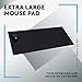 Logitech G840 XL Cloth Gaming Mouse Pad - 0.12 in Thin, Stable Rubber Base, Performance-Tuned Surface - Black