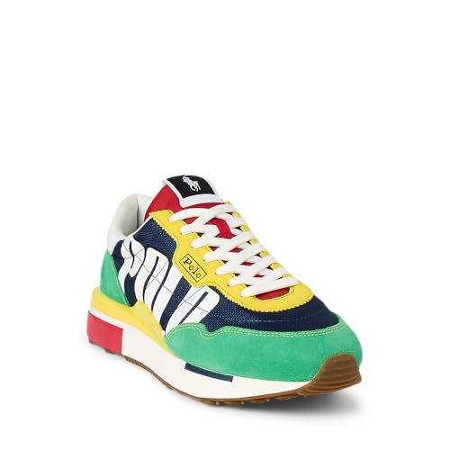 Polo Ralph Lauren Men's Suede Nylon-Train 89polo-Sneakers-Low Top Lace