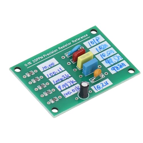 ViaGasaFamido Resistor/Capacitor Plate Precision Voltage Reference Board for Multimeter Calibration 0.1% 25PPM Accuracy Compatible with AD584 LM399