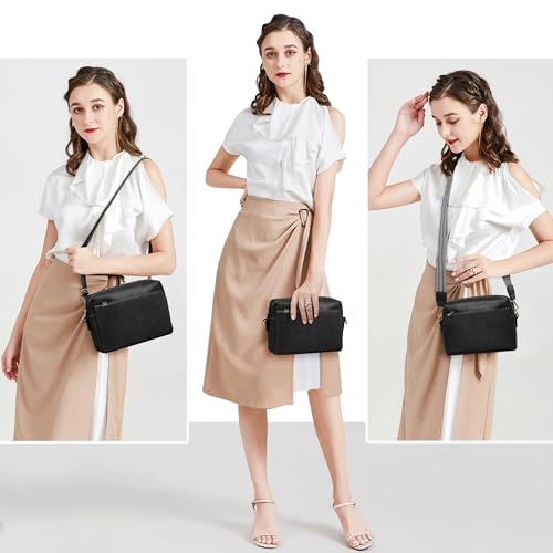Image of COCIFER Small Crossbody Bags for Women Vegan Leather Purses Women's Shoulder Handbags Wallet Satchel Cross Body Purse