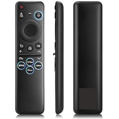 Rechargeable Voice Remote for Samsung-TV-Remote-Control-Replacement Compatible with Samsung Smart Frame Curved QLED TVs