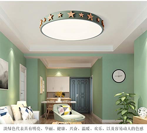 Preisvergleich Produktbild Badezimmerlampe Flur Energie Schlafzimmer Wohnzimmer Glühbirne Küche LEDHellgrüner fünfzackiger Stern Deckenlampe warmes Licht