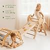 Estructura de Escalada 5 en 1 para Niños - Escalera en Triángulo, Arco de Escalada, Balance Board y Cojín, Estructura de Escalada Montessori, Gimnasio de Madera para Niños de 1 a 3 Años #5